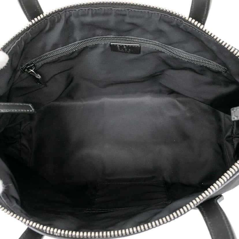 Gucci Techno Canvas Web Satchel Black Canvas Good condition - Model View