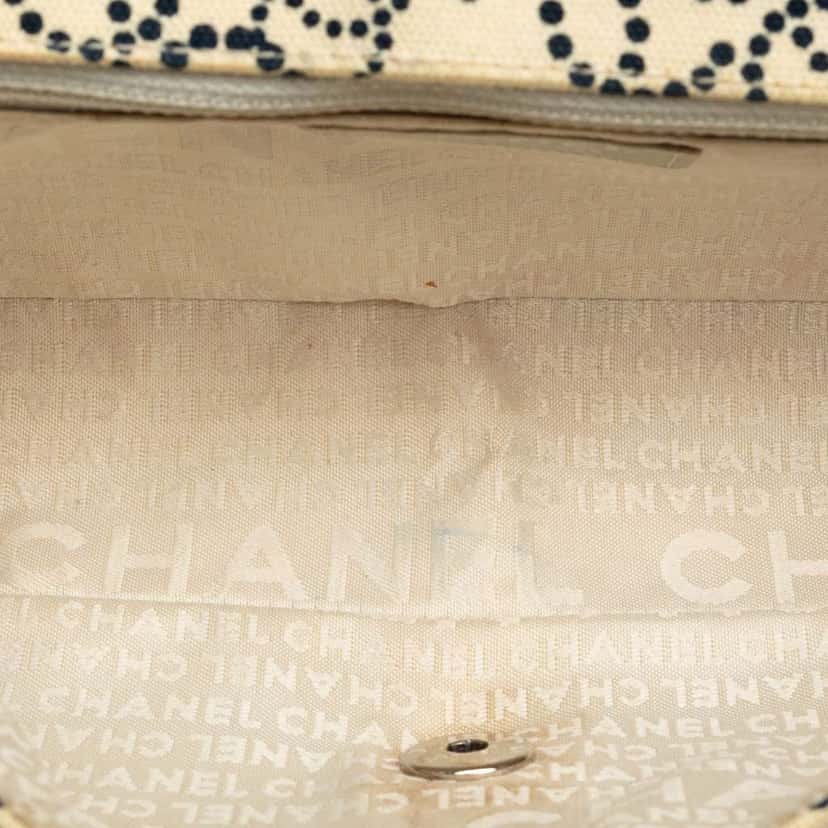 Chanel CC No.5 Canvas Flap Bag Brown Canvas Good condition - Box View