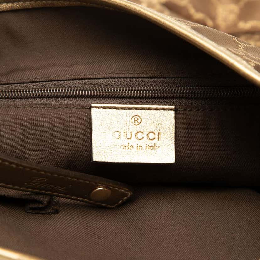 Gucci GG Canvas Abbey D Ring Tote Brown Canvas Good condition - Box View