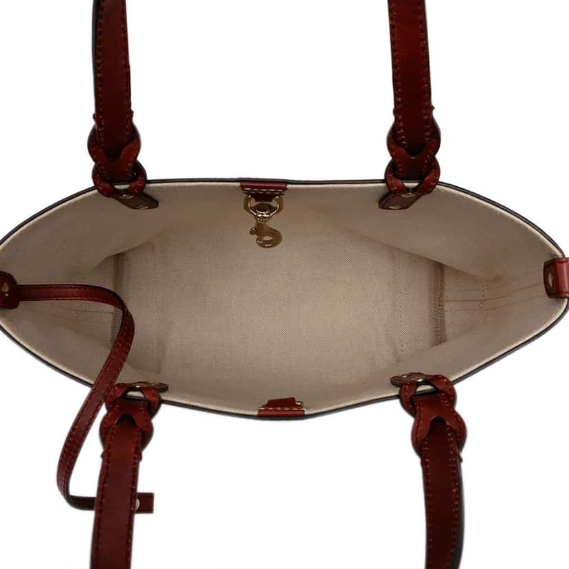 Gucci GG Canvas Craft Tote Brown Canvas Good condition - Model View