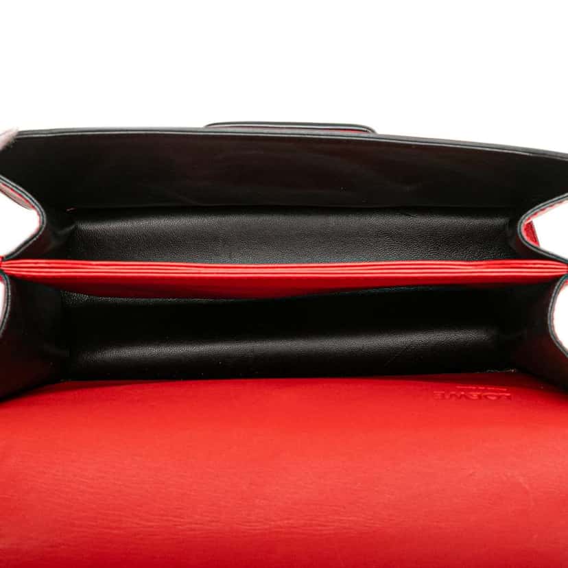 Loewe Medium Leather Barcelona Crossbody Red Leather Good condition - Model View