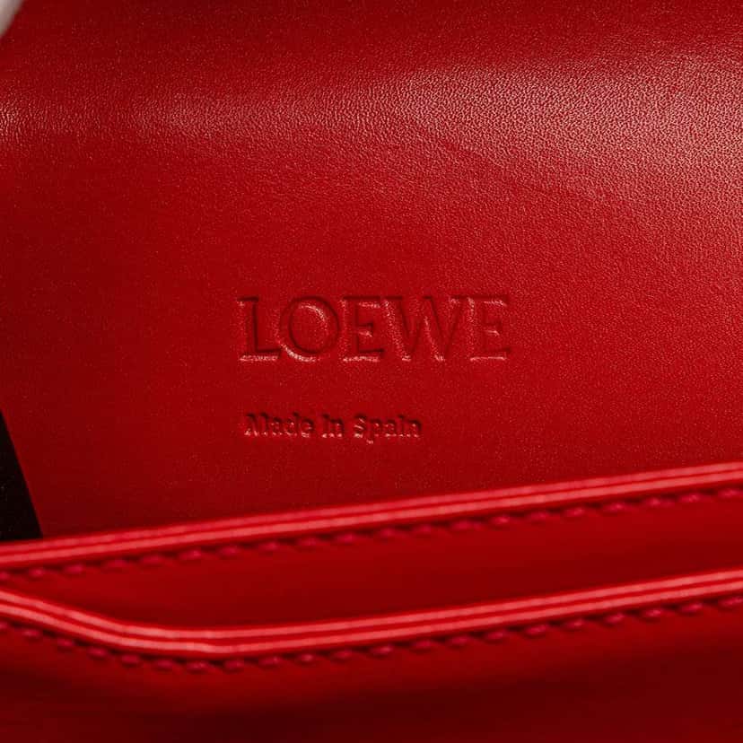 Loewe Medium Leather Barcelona Crossbody Red Leather Good condition - Box View