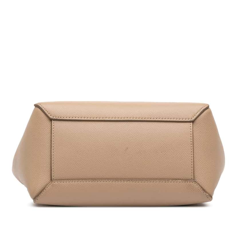 Celine Nano Grained Calfskin Belt Bag Brown Leather Good condition - Inside View