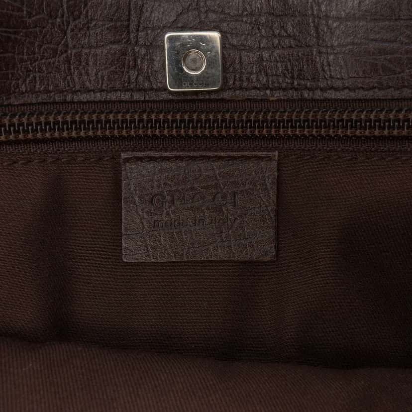 Gucci GG Supreme Tote Brown Canvas Good condition - Box View
