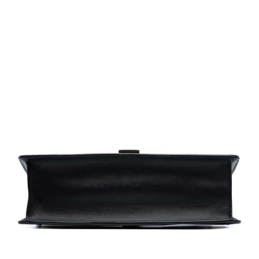 Gucci Small Leather Sylvie Satchel Black Leather Good condition - Inside View