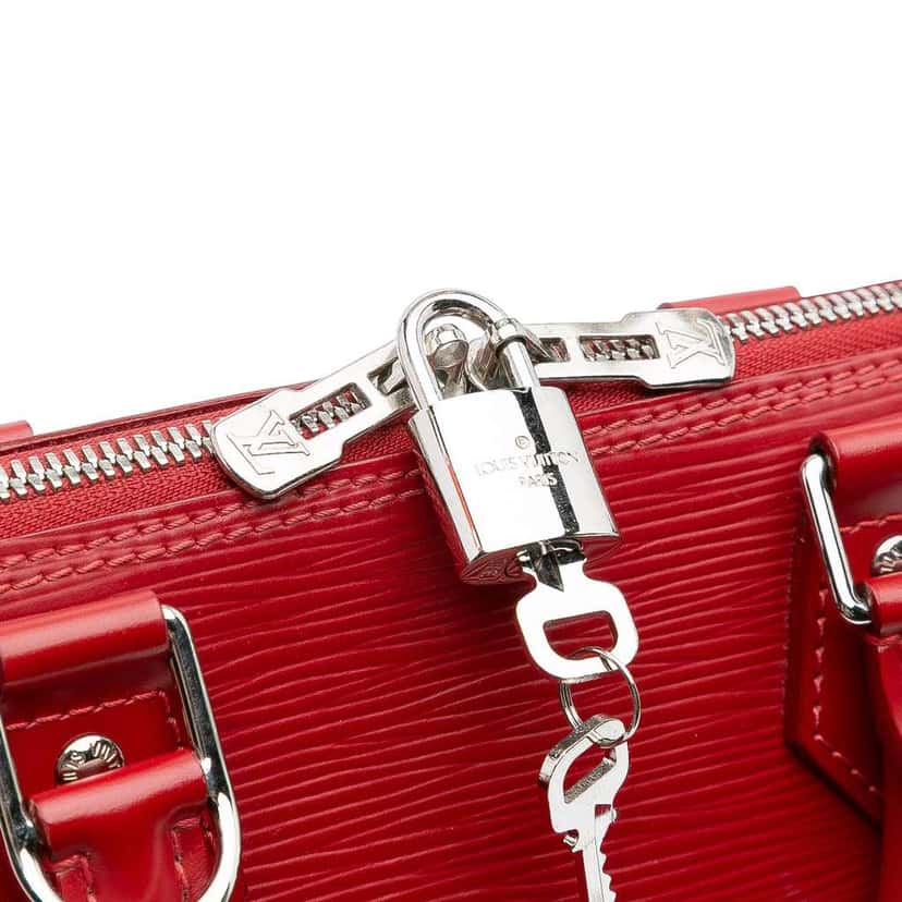 Louis Vuitton Epi Alma PM Red Leather Good condition - Box View