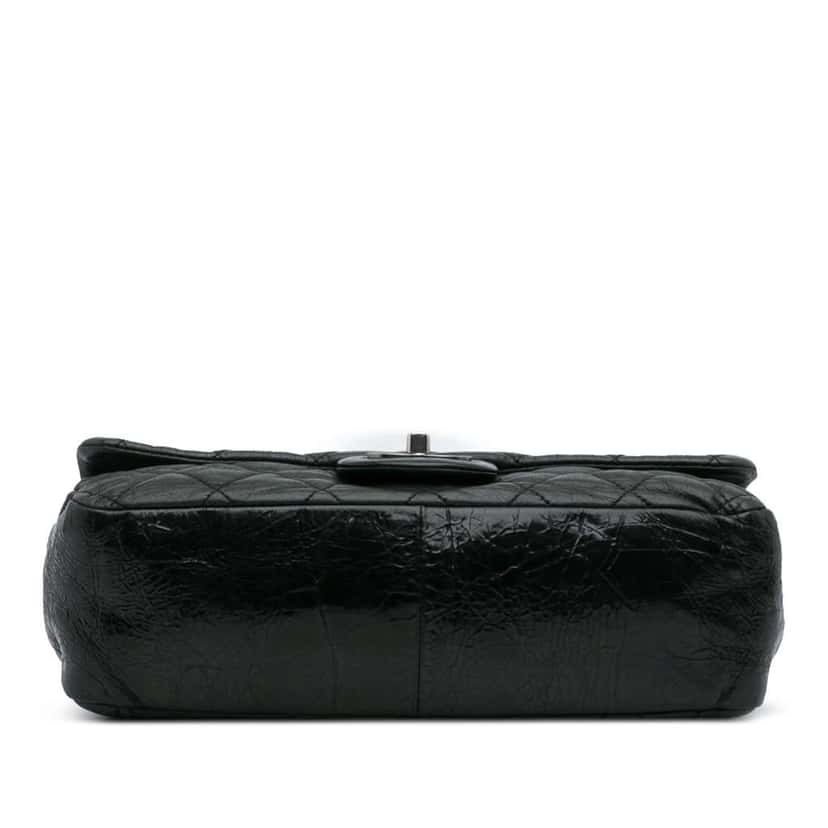 Chanel Medium Iridescent Calfskin In The Mix Flap Green Leather Good condition - Inside View