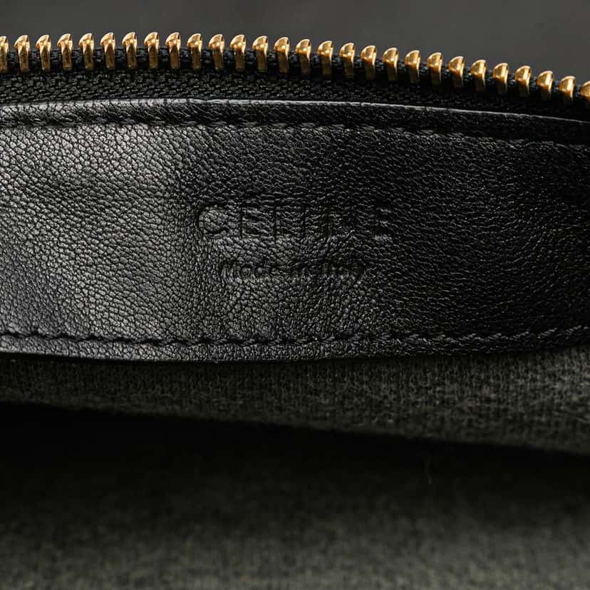 Celine Large Lambskin Trio Crossbody Black Leather Good condition - Box View