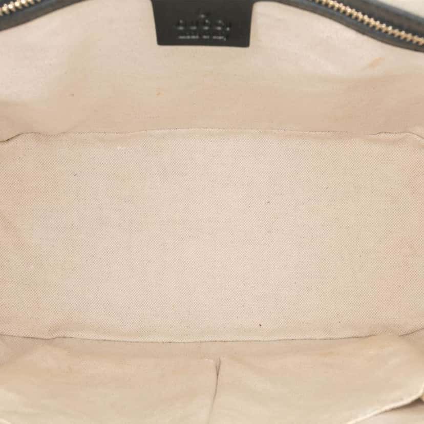 Gucci Small Microguccissima Patent Nice Satchel Black Leather Good condition - Model View