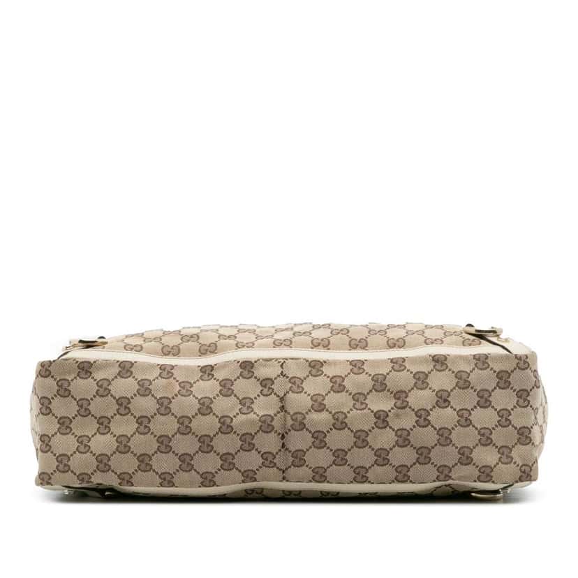 Gucci GG Canvas Abbey D Ring Tote Brown Canvas Good condition - Inside View