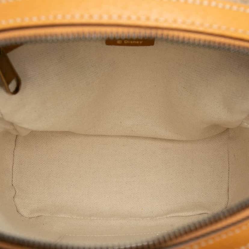 Gucci Disney Small Micro GG Supreme Mickey Mouse Dome Backpack Brown Canvas Good condition - Model View