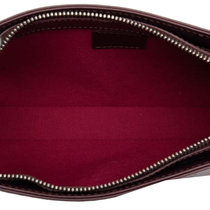 Louis Vuitton Monogram Mat Fowler Purple Leather Good condition - Model View