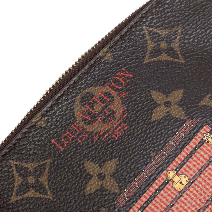 Louis Vuitton Monogram Trunks and Locks Mini Pochette Accessoires Brown Good condition - Box View