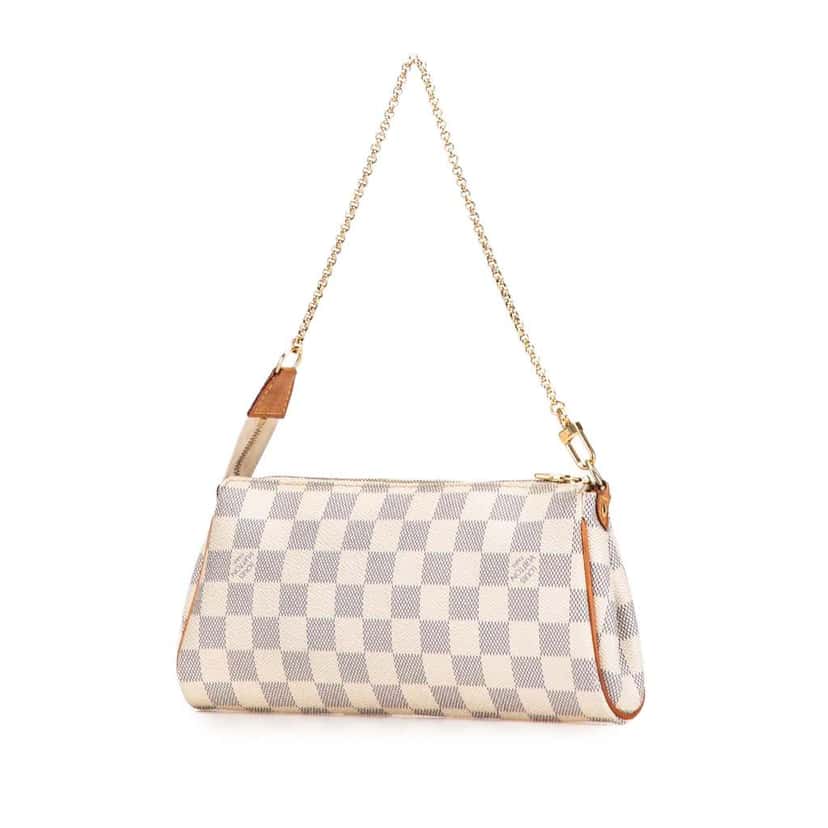 Louis Vuitton Damier Azur Eva White Good condition - Back View