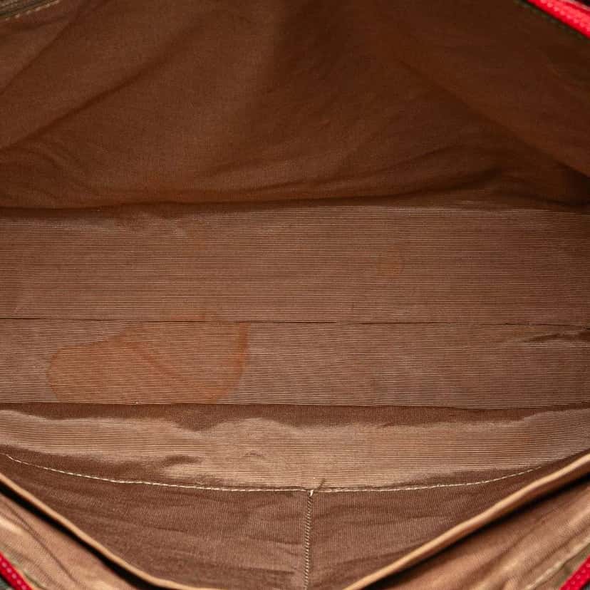 Burberry Haymarket Check Canvas Tote Brown Canvas Very good condition - Model View