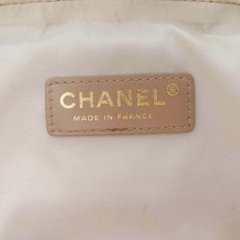 Chanel New Travel Line Nylon Crossbody Brown Good condition - Box View