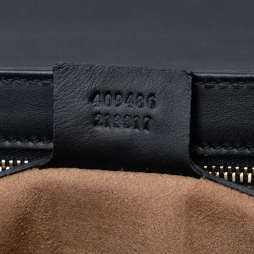 Gucci Medium GG Supreme Padlock Shoulder Bag Brown Canvas Good condition - Box View