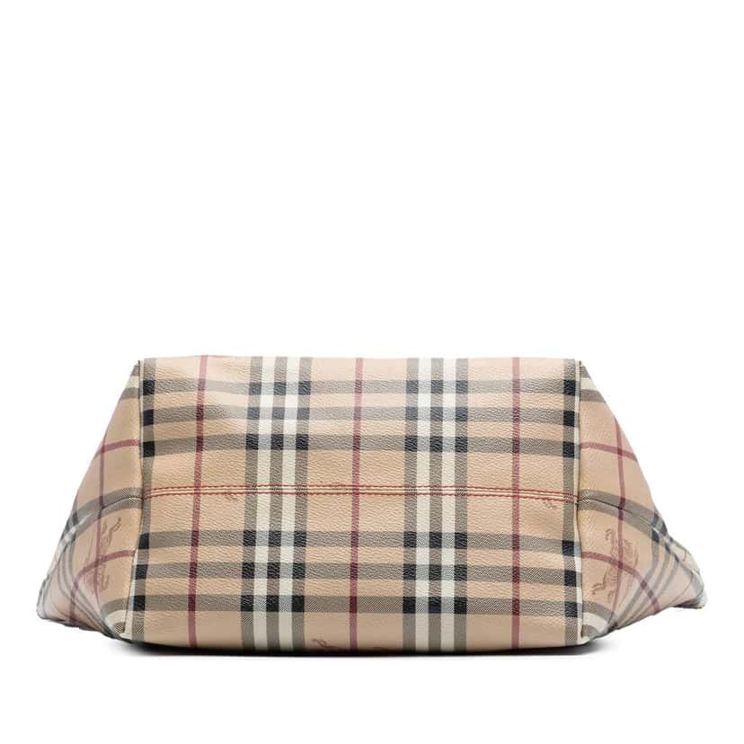 Burberry Small Haymarket Check Coated Canvas Salisbury Tote Brown Canvas Good condition - Inside View