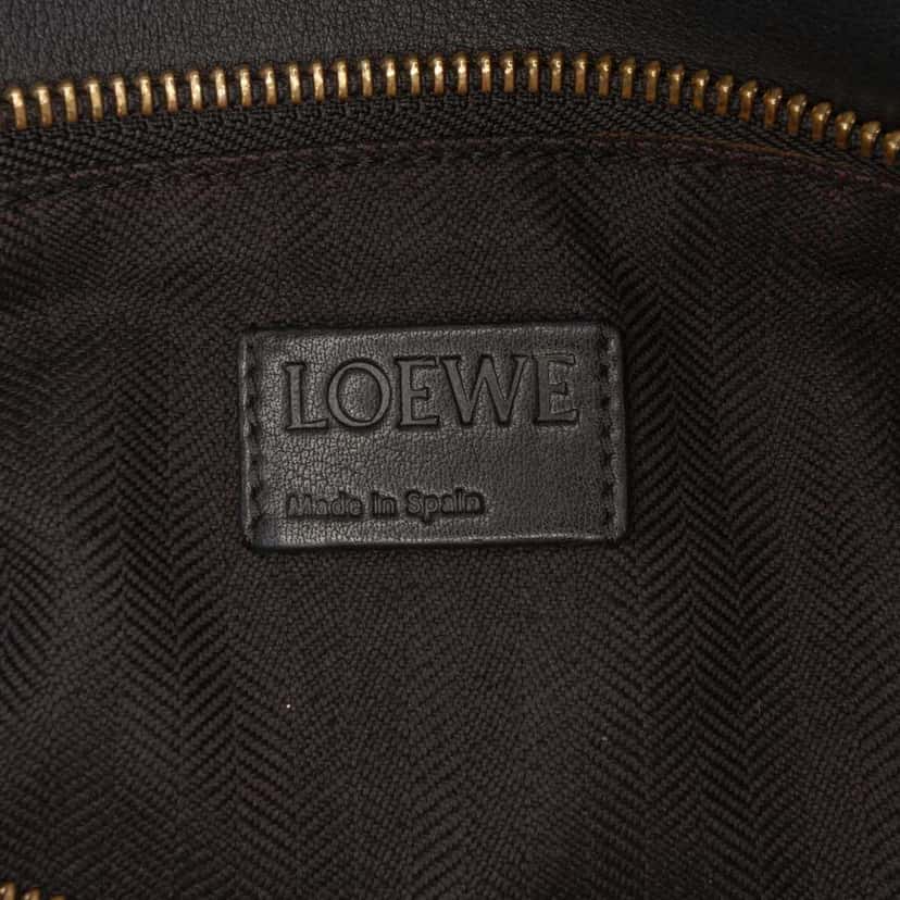 Loewe Medium Calfskin and Suede Puzzle Satchel Black Leather Good condition - Box View
