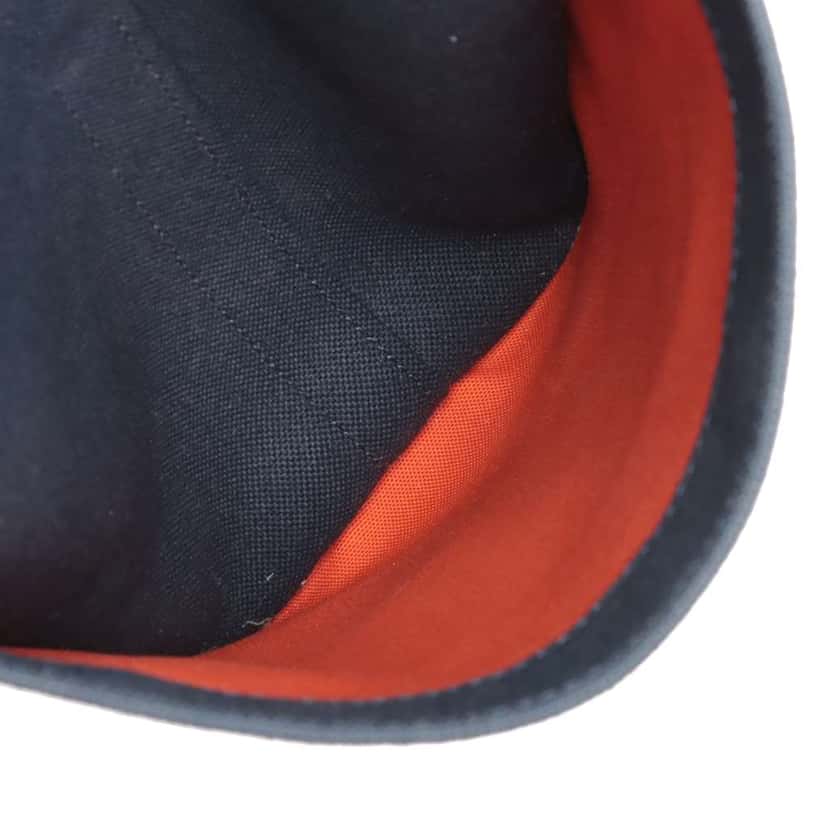 Hermès Toile Sac de Pansage Grooming Bag Blue Canvas Very good condition - Box View