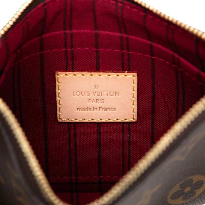 Louis Vuitton Monogram Neverfull Pochette PM Brown Good condition - Box View