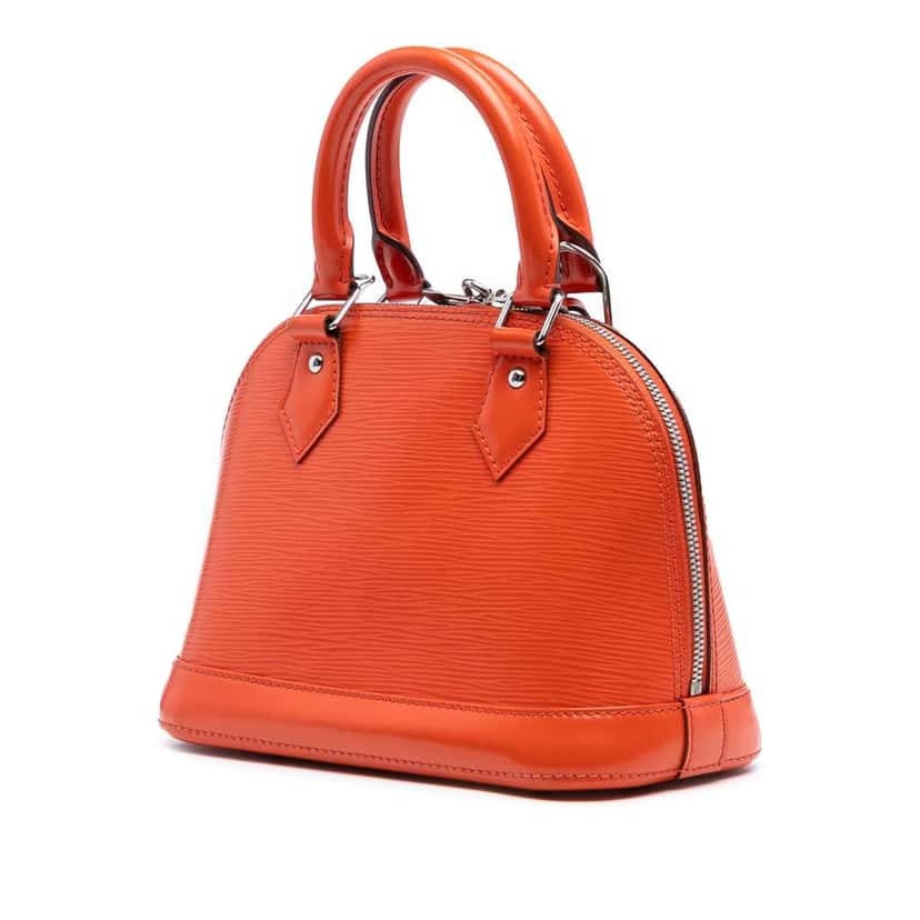 Louis Vuitton Epi Alma BB Orange Leather Good condition - Back View