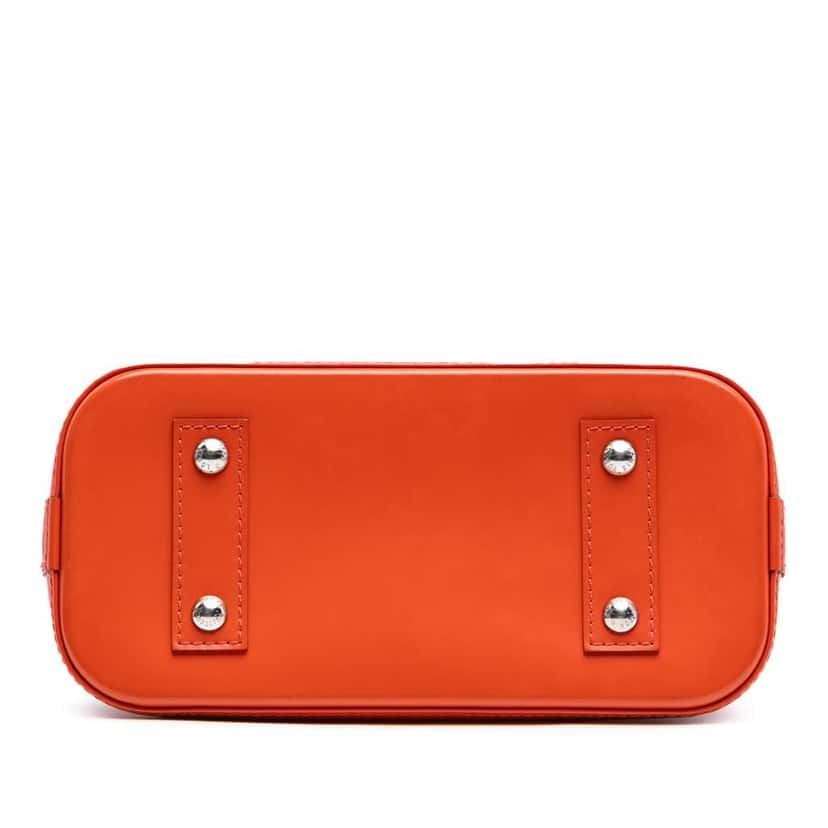 Louis Vuitton Epi Alma BB Orange Leather Good condition - Inside View