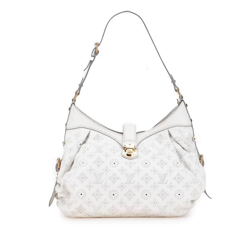 Louis Vuitton Monogram Mahina XS White Leather Good condition - Front View