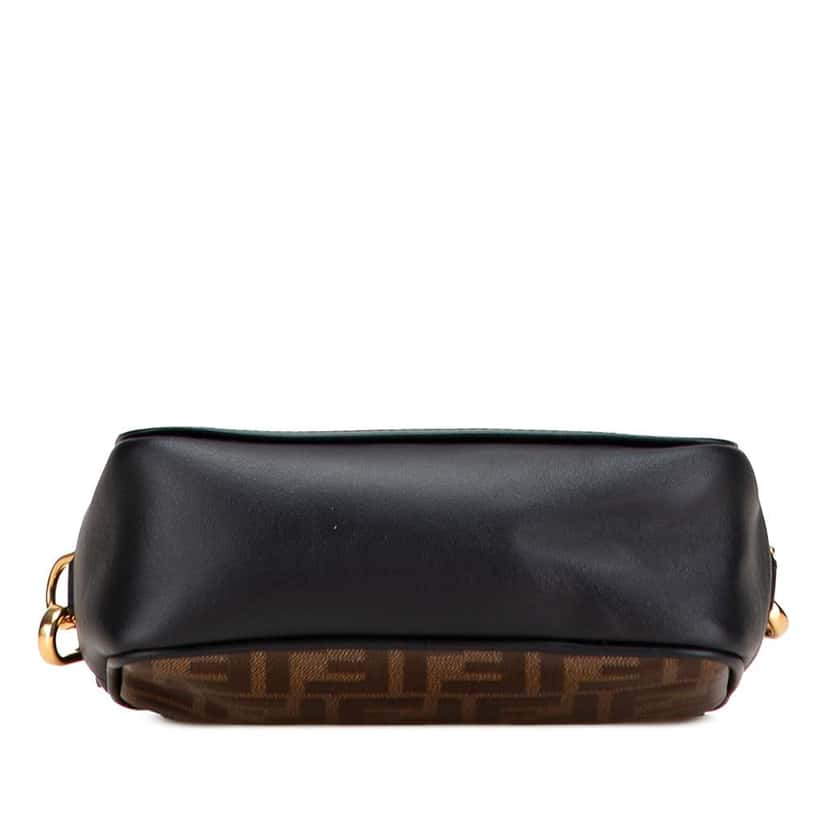 Fendi Zucca Coated Canvas Camera Crossbody Brown Canvas Good condition - Inside View