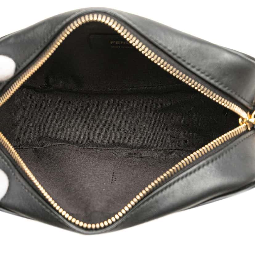 Fendi Zucca Coated Canvas Camera Crossbody Brown Canvas Good condition - Model View