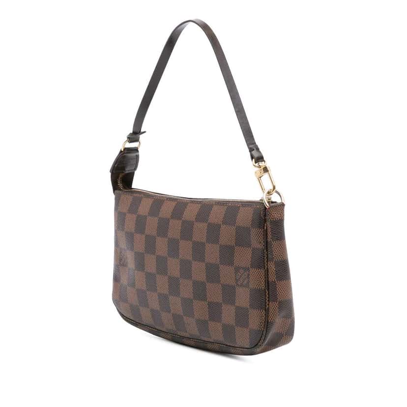 Louis Vuitton Damier Ebene Pochette Accessoires Brown Good condition - Back View