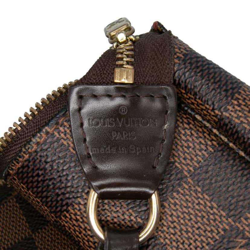 Louis Vuitton Damier Ebene Pochette Accessoires Brown Good condition - Box View
