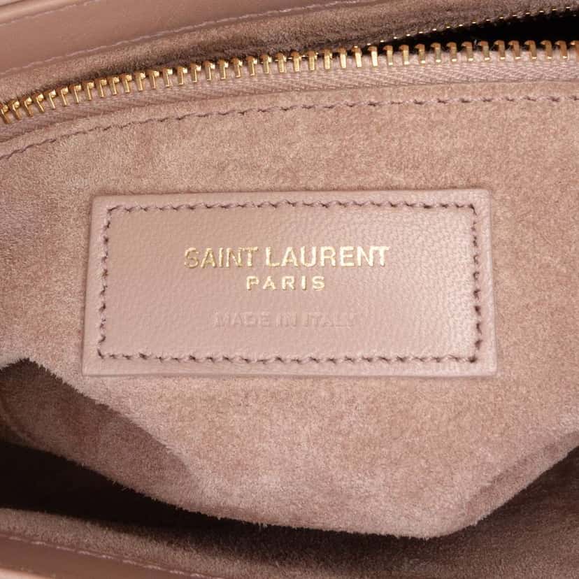 Saint Laurent Smooth Calfskin Le 5 a 7 Shoulder Bag Brown Leather Good condition - Box View