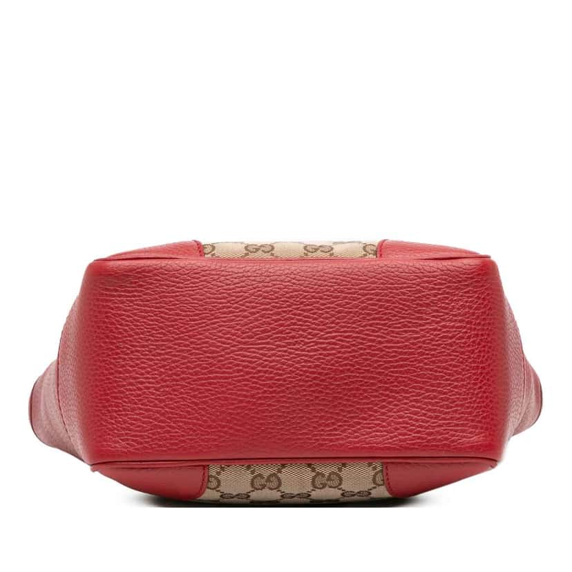Gucci Small GG Canvas Bree Satchel Brown Canvas Good condition - Inside View