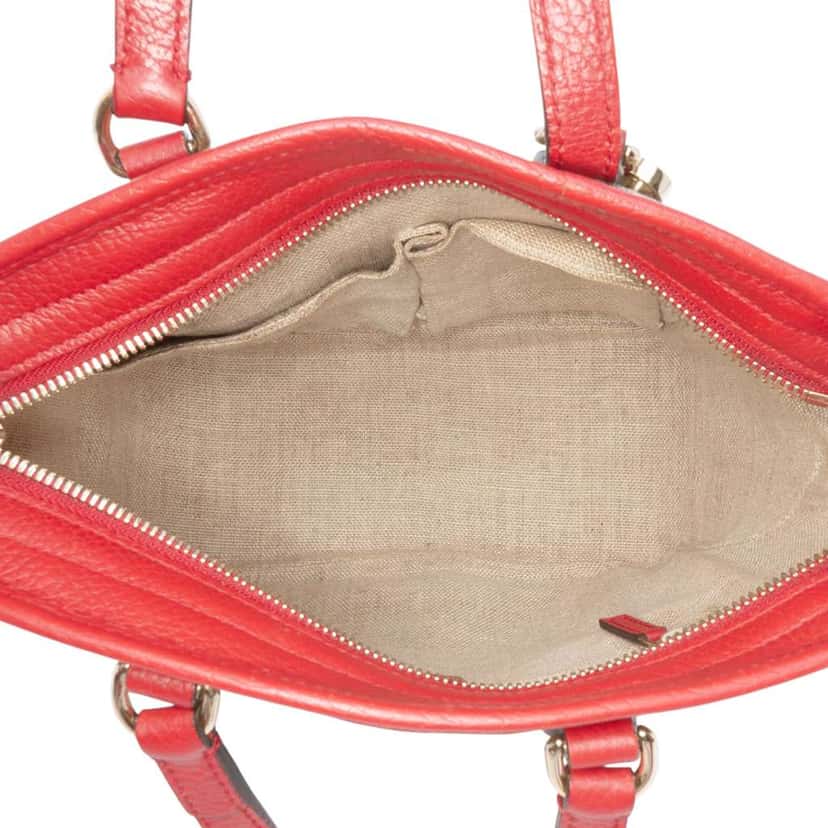 Gucci Small GG Canvas Bree Satchel Brown Canvas Good condition - Model View