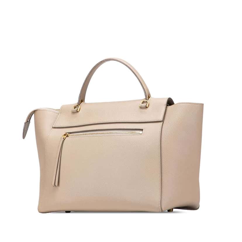 Celine Mini Leather Belt Bag Satchel Brown Leather Good condition - Back View