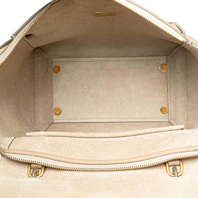 Celine Mini Leather Belt Bag Satchel Brown Leather Good condition - Model View