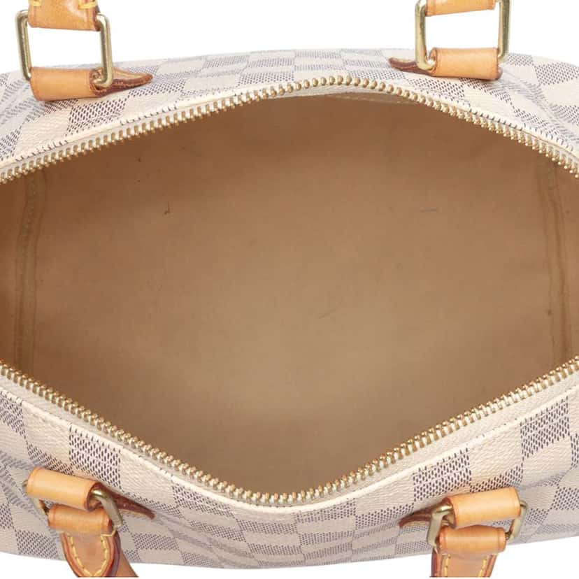 Louis Vuitton Damier Azur Speedy 30 White Good condition - Model View