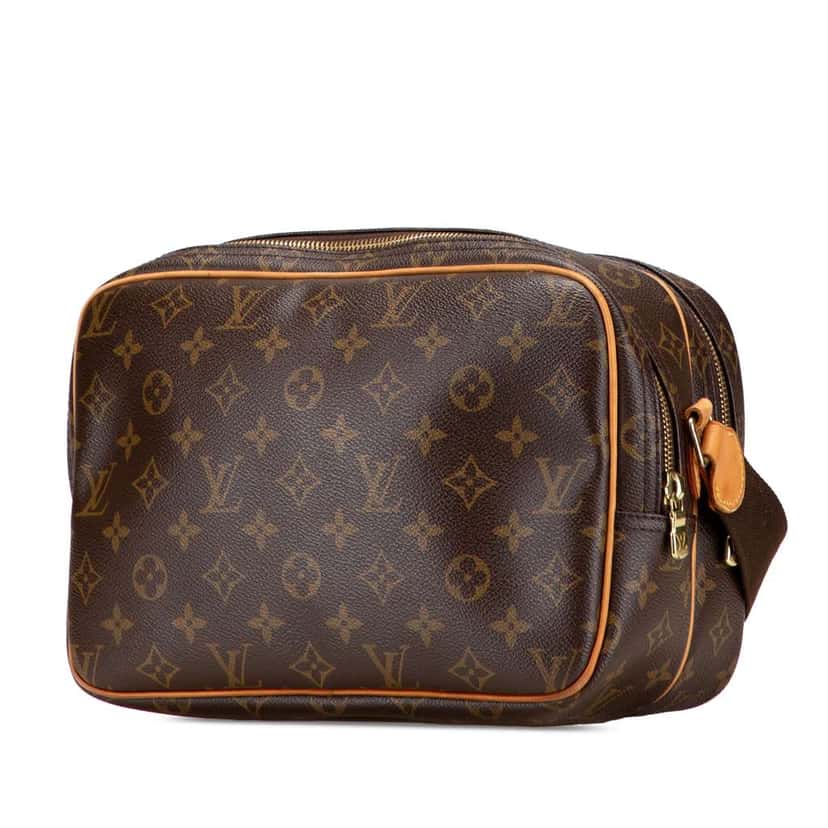 Louis Vuitton Monogram Reporter PM Brown Canvas Good condition - Back View