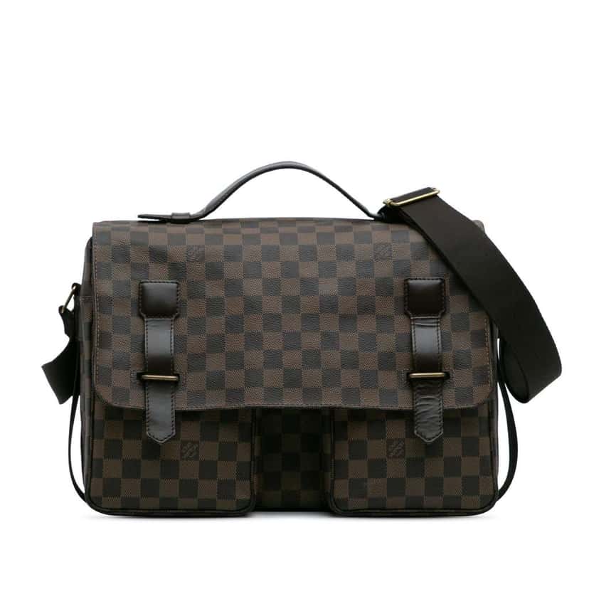 Louis Vuitton Damier Ebene Broadway Brown Good condition - Front View