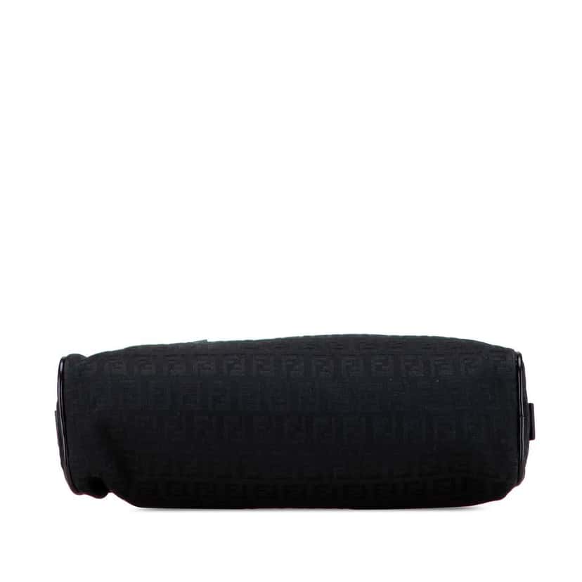 Fendi Small Zucchino Canvas Handbag Black Canvas Good condition - Inside View