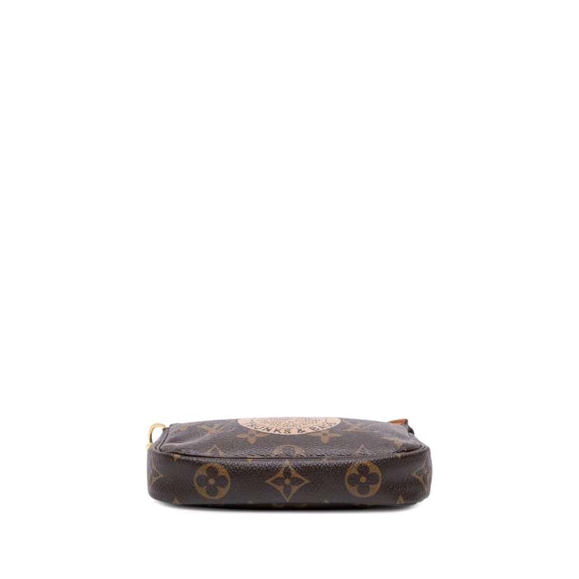 Louis Vuitton Monogram Trunks and Bags Mini Pochette Accessoires Brown Canvas Good condition - Inside View