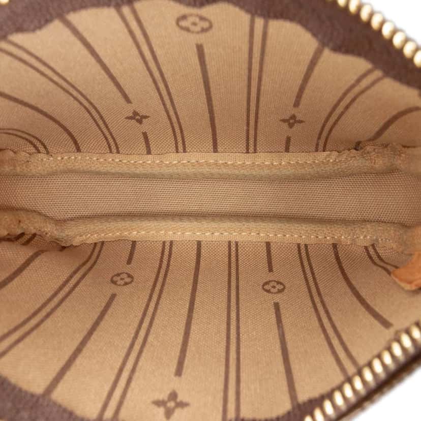 Louis Vuitton Monogram Trunks and Bags Mini Pochette Accessoires Brown Canvas Good condition - Model View