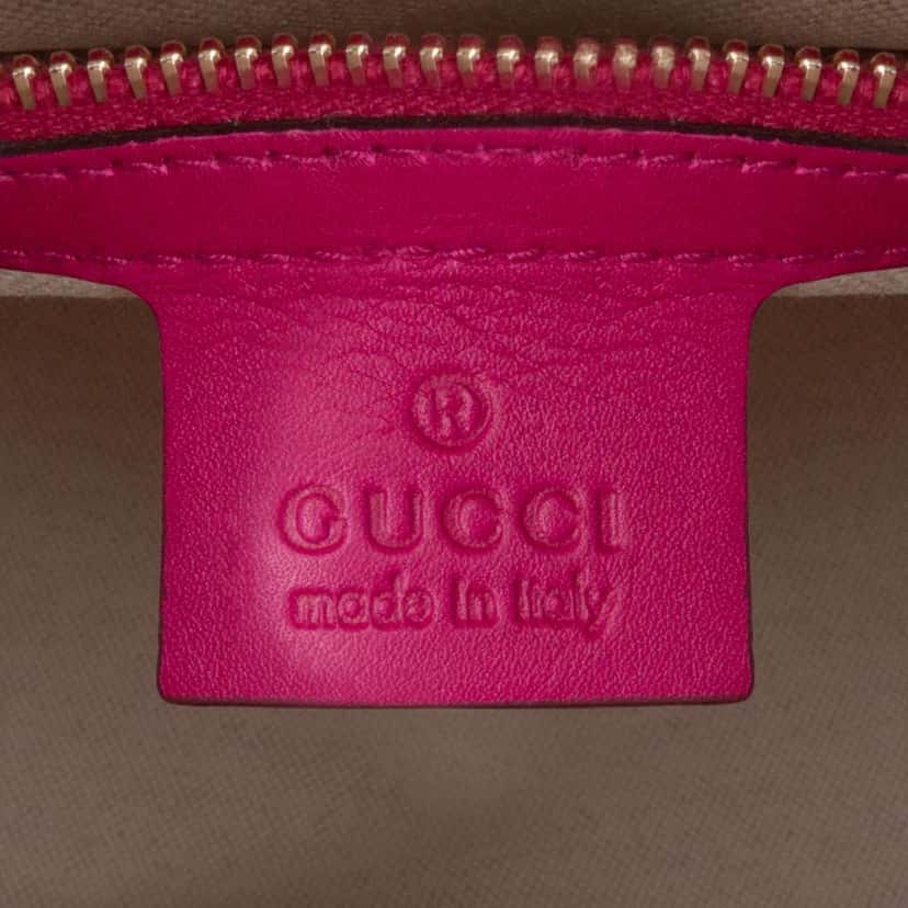Gucci Medium Microguccissima Patent Nice Dome Satchel Pink Leather Good condition - Box View