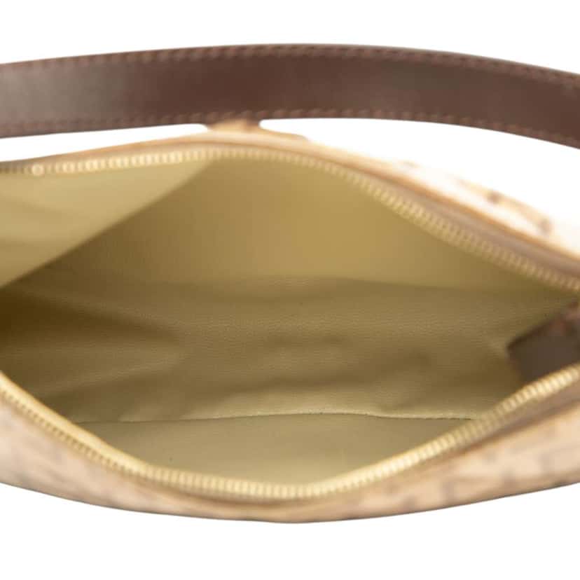 Fendi Zucchino Crystal Handbag Brown Canvas Good condition - Model View