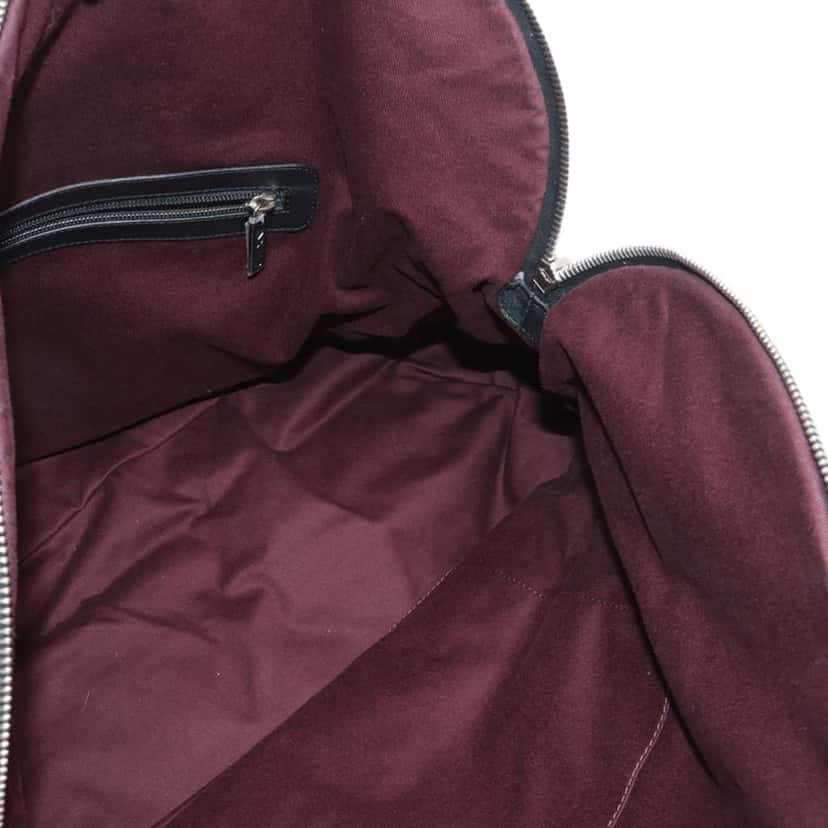 Chanel Quilted Coated Canvas Horizontal Sport Weekender Black Canvas Good condition - Inside View
