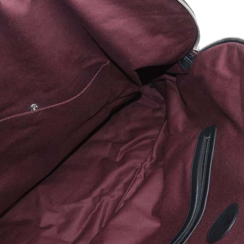 Chanel Quilted Coated Canvas Horizontal Sport Weekender Black Canvas Good condition - Box View