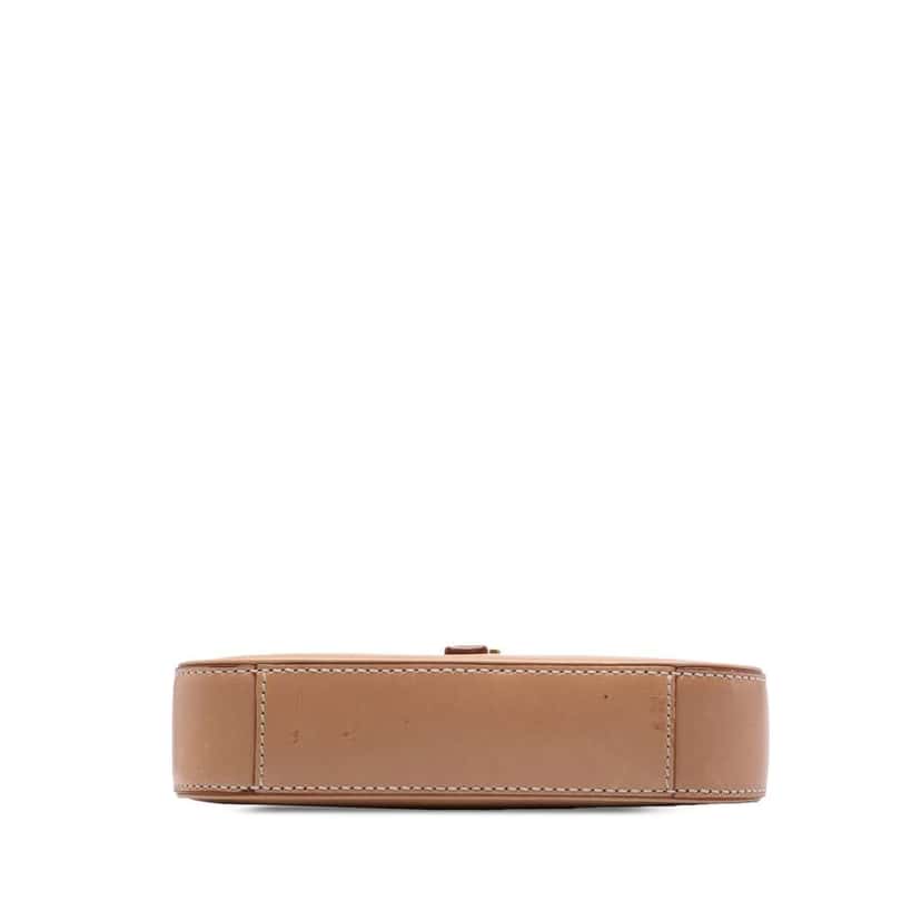 Saint Laurent Mini Smooth Calfskin Le 5 a 7 Hobo Brown Leather Very good condition - Inside View