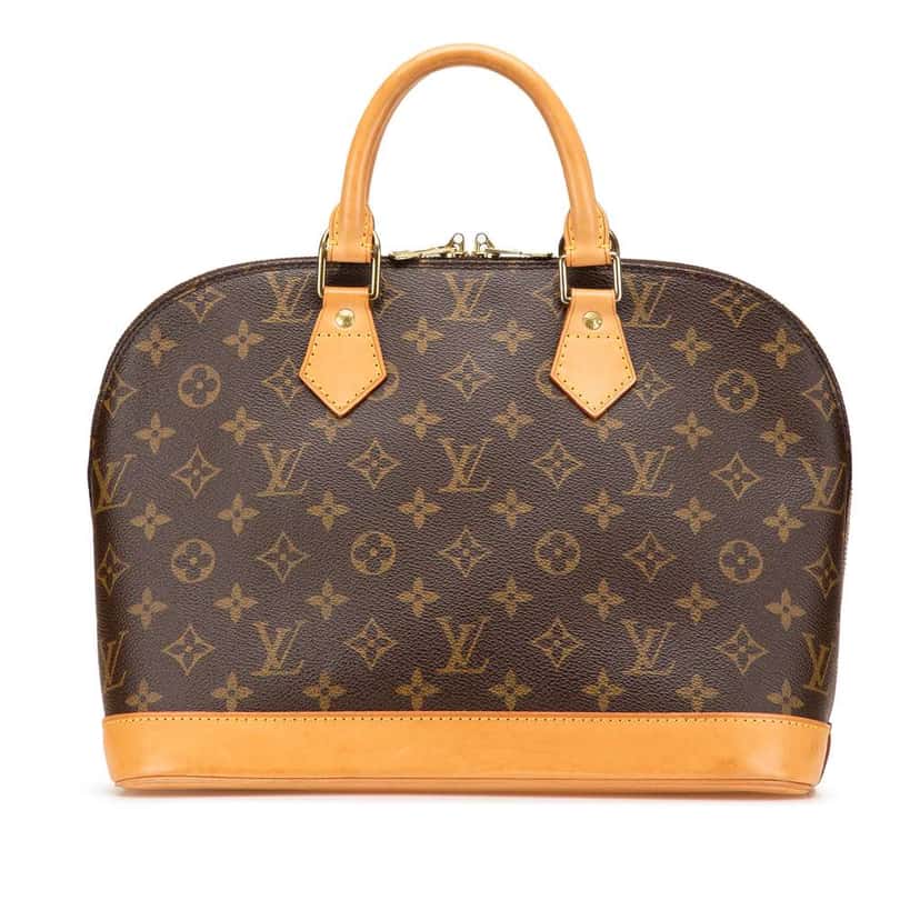 Louis Vuitton Monogram Alma PM Brown Canvas Good condition - Front View