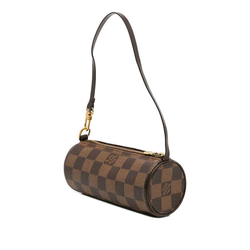 Louis Vuitton Damier Ebene Papillon Pochette Brown Canvas Good condition - Back View